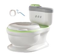 Toddler Training Potty, Splashproof Potty Training, Realistic Toilet for Kids, All-Round Safety Potty, Potty Training Tool for Kids, Boys and Girls (Orange, Green, Purple)