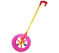 Toddler Walker Push Toy, Multifunctional Stroller with Wheels, Detachable Learning Activity Panel, Sturdy Lightweight Build, Easy Grip Handle, Abs Material, 27.17x7.87in
