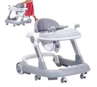 Toddler Walker with Wheels, Activity Toddler Walker, Foldable Push Walker, Feeding Tray Walker, Boys Girls Learning Walker, Kids Activity Walker, Toddler Learning to Walk, for Kids Aged 6-18 Months