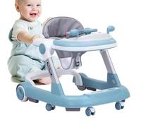 Toddler Walker with Wheels, Activity Toddler Walker, Foldable Push Walker, Feeding Tray Walker, Boys Girls Learning Walker, Kids Activity Walker, Toddler Learning to Walk, for Kids Aged 6-18 Months
