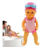 Toddler Water Play Doll - Interactive Bath Time Toy | Piscina Estiva Giocattolo Giocattolo Giocattolo Galleggiante Per Ragazze, Bambole Nuotatore Vasca, Bambole Nuoto Elettrico ABS, Bambole Nuoto