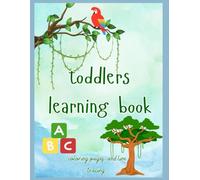 toddlers learning book: coloring book and basic tracing for toddlers. Names are in English and Spanish