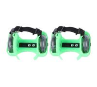 Toddmomy 1 paio di scarpe da passeggio per bambini pattini all'aperto ruote clip on pattini tacco pattino rullo bambini scarpe da pista ragazzo ragazza scarpe da ginnastica con ruote Roller Skate PU