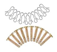 Toddmomy 1 Set Accessori Per Lo Spillo Coppiglie Accessori Spazzaneve Macchina Perno Di Sicurezza Per Spazzaneve Neve Pesante Coppiglia Di Ricambio Perni Acciaio Inossidabile