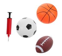 Toddmomy 1 Set Combinazione Di Palline Giocattolo Basket Con Pompa Pallone Da Calcio Per Basket Per Palla Rimbalzante Mini Basket Far Saltare in Aria Il Basket Plastica