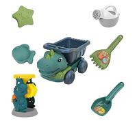 Toddmomy 1 Set Di Camion Di Dinosauri Dinosauro Spiaggia Gioco Sabbia Spiaggia Plastica