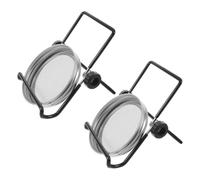 Toddmomy 1 Set di coperchi e Supporti per germogli in Acciaio Inox, Supporti per germogliatori per barattoli Mason rovesciati con coperchi a Rete per barattoli da 86 mm, per orto Domestico in Cucina.