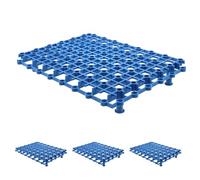 Toddmomy 1 Set di Griglie per Vasca per Fontana Resistenti - Griglie rettangolari in plastica da 20x14,8x4 Pollici con Piedini - Griglia paesaggistica per laghetto, Giardino e Acqua