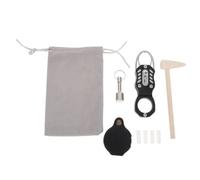 Toddmomy 1 Set di tester per monete - Set tascabile per il test della purezza dell'oro per la convalida della risonanza delle monete - Strumento portatile per il test dell'argento per il del suono di