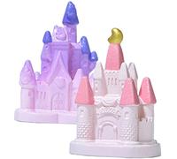 Toddmomy 1 Set Miniature Fairy Castle Decorazioni Per Accessori Per Micro Paesaggio Per Compleanni E Per Bottiglie Ecologiche E Spazi Ridotti 2 Pezzi