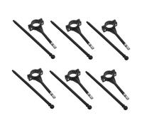 Toddmomy 1 Set Portabandiera Manubrio Flagpole Per Esposizione Flag Con Design Compatto E Resistente Al Vento Per Biciclette Piccole E All 6 Pezzi