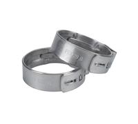 Toddmomy 10 fascette stringitubo a orecchio singolo in acciaio inossidabile: anelli di serraggio da 1" per raccordi di tubi idraulici, carburante e aria compressa, kit di riparazione idraulica.