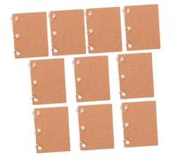 Toddmomy 10 Mini Quaderni per Casa delle Bambole Blocchetti di Resistenti e Colorati Mini Notepad per Giochi di Ruolo e Decorazioni per Scaffali Dollhouse