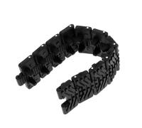 Toddmomy 10 Pezzi Accessori per pista kit di attrezzi per morsetti a filo stretto action figure di uomini dell'esercito veicoli cingolati RC tracce di recupero gomma da cancellare Black