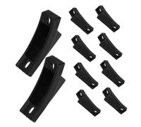 Toddmomy 10 pezzi Copripiedi Mobili in Plastica Forma di Barca Protezioni Antiscivolo per Gambe Sedie Ufficio Paracolpi per Pavimenti Resistenti e Supporto Stabile