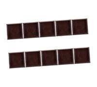 Toddmomy 10 pezzi Gommini Rettangolari per Gambe Mobili Tappi Antiscivolo per Sedie e Tavoli Protezioni Silenziate per Pavimenti Accessori Domestici Resistenti e Rimovibili