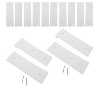 Toddmomy 10 Pezzi Guide di Scorrimento per rimorchio per Barche scivoli a Castello in plastica Cuscinetti scorrevoli per rimorchio per Barche Cuscinetti per scivoli per cuccette ABS White