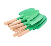 Toddmomy 10 Pezzi Pale da Giardinaggio Testa in Ferro e Manico in Legno, Leggere e Resistenti per Piantare e Coltivare Ortaggi e Piantine in Giardino Colore Casuale