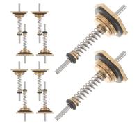 Toddmomy 10 Set Kit Valvole Termostatiche Dado Esagonale e Molla per Scaldabagno con Controllo del Flusso, Materiali Metallo e Plastico Adatto per Caminetti e Riscaldamento
