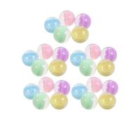 Toddmomy 100 Capsule per distributori Automatici: Capsule da 1" per macchinette di gomme da Masticare - Scatola Rotonda Vuota per bomboniere - contenitori di plastica traslucidi sfusi per