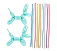 Toddmomy 100 Palloncini in Lattice Metallici Palloncini Modellabili Lunghi per Feste Compleanni Matrimoni e Decorazioni
