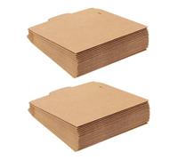 Toddmomy 100 Pezzi Del Disco Custodie Vuote Per Cd Buste Carta Cd Buste Formato Legale Custodie Per Dvd Carta Kraft Chiaro