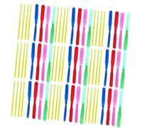 Toddmomy 100 pezzi di elicotteri giocattolo libellula - Esche volanti in plastica, elicotteri a mano che girano per bambini, ideali come regalini per feste all'aperto e premi scolastici (colore