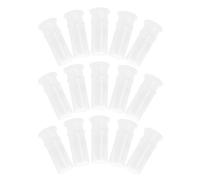 Toddmomy 100 pezzi di inserti per fischietti di peluche per giocattoli per cani, fischietti di ricambio in plastica per animali domestici, per accessori fai da te per palline di peluche.