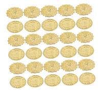 Toddmomy 100 pezzi Monete di Plastica Dorate da Pirata Giochi e Decorazioni per Feste Tema Monete Resistenti e Riutilizzabili per Caccia al e Carnevale
