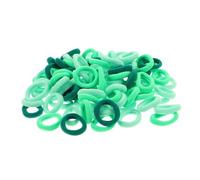 Toddmomy 100pezzi Elastici per Capelli Verdi per Bambine Fasce senza Cuciture per Capelli di Ragazzo Ragazza Elastici per Coda di Cavallo Delicati Scrunchies per Bambine per Ragazzo Ragazza