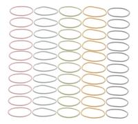 Toddmomy 100pezzi Elastici Per Senza Cuciture Accessori Pratici e Comodi Per Ragazze Per Code Di Cavallo e Stili Quotidiani Colori Primaverili Design Sottile e Non Scivoloso