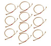 Toddmomy 10pezzi Bracciali Regolabili Intrecciati Colorati Cavigliere e Bracciali Stile Boho Per e Feste Accessori Artigianali Per Donne e Ragazze