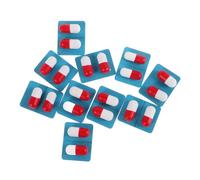 Toddmomy 10pezzi Giocattolo Imitazione Medicina Dottore Capsule Per Ragazzo Ragazza Di Capsule Mediche Per Gioco Di Ruolo Accessori Educativi Per Sviluppo Sociale e Comprensione Sanitaria