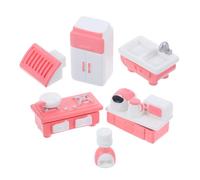 Toddmomy 10pezzi Miniature Kitchen Accessories Set Micro Dollhouse Cooking Utensils for Creative Diy Decoration for Kids Pretend Play and Miniature Homes