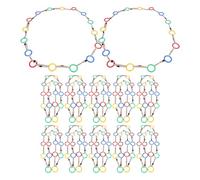 Toddmomy 12 corde da passeggio per bambini piccoli, per asili nido e aule - Corda di sicurezza per bambini piccoli per gite scolastiche, scuola materna, passeggiate all'aperto