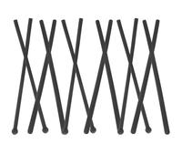 Toddmomy 12 Pezzi Gommini Antiscivolo per Occhiali in Silicone Nero, Cuscinetti Auricolari Morbidi e Non Irritanti, Proteggi Orecchie per Occhiali Foro Rotondo, Accessori Comodi per Uso