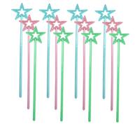 Toddmomy 12 pezzi Pz Bacchette Stella Plastica per Bastoni Magici Colorati per Feste Gioco di Ruolo e Decorazioni per Feste di Compleanno Riutilizzabile per Bambine