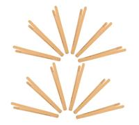 Toddmomy 12 Pinzette Montessori in Bambù per Motricità Fine da Mini Pinze per e Strumenti Educativi per Design e Leggero per Mani Piccole