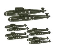 Toddmomy 12 Sottomarini Simulati per Giocattoli Militari Decorazioni per Tavolo da e Attività Didattiche per Design Dettagliato Resistente