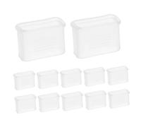 Toddmomy 12pezzi Copertura Trasparente Per Fischietto Impugnatura Per Bocca Protezione Per Fischietto Sportivo Adatta Per Allenamento Calcio Football Americano Lotta Esterno Ricreazione