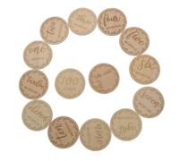 Toddmomy 12Pezzi Mensili per Commemorative per Foto Unisex Speciale per Genitori Fasi Sviluppo
