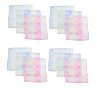 Toddmomy 12pezzi Panni Spugna Cotone Per Ragazzo Ragazza Ragazza Colorati Assorbenti Morbidi Per Bava e Burping Asciugamani Multiuso Per Ragazzo Ragazzi Ragazze