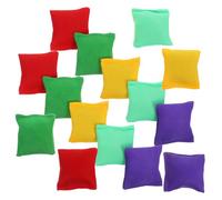 Toddmomy 15 Pezzi giocattolo del gioco del sacchetto di fagioli fagiolo Giardino dietro la casa giocattolo pouf interattivo giocattolo da lancio a sacco di fagioli Di lana