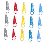 Toddmomy 15 pezzi Pinza Spelafili Mini Regolabile per Cavi Utp Stp e Strumento Sicuro per Elettricisti con Taglierina Regolabile e Impugnatura Antiscivolo per Rimozione Isolamento e Punch