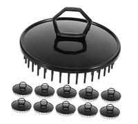 Toddmomy 15 Pezzi Spazzola Shampoo Piccola per e Capelluto in Plastica Compatta per Viaggio con Antiscivolo Esfoliante e Massaggiante per Doccia e