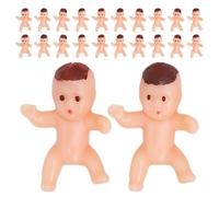Toddmomy 150 Pezzi Mini Bambole di Plastica per Shower Statuine Ragazzo Ragazza Compatte per Decorazioni Tavola e Cake Topper Articoli Festa per Bomboniere e Souvenir