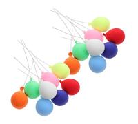 Toddmomy 16 Miniature Dollhouse Balloons Realistic Fairy Garden Accessories Cake Topper Mini Balloons For Birthday Wedding Decoration Compatible With Scale Dollhouses