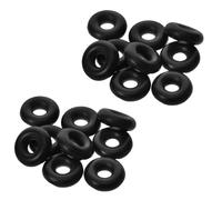 Toddmomy 18 Anelli Limitatori in Gomma Resistente per Macchine Via Cavo Palestra, Accessori per Pulegge Fitness, Fermacavi Silenziosi e Facili da Installare per Palestra Domestica