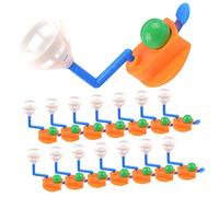 Toddmomy 18 pollici Giochi Basket da Tavolo Interattivo Basket Dita per Educativo per Sviluppo Motricità Fine e Coordinazione Occhio Mano Mini Pallacanestro Sicuro e Colore Colore Casuale