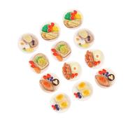 Toddmomy 18 pollici Miniature Cibo Modellini per Casa delle Bambole Decorazioni Alimentari Mini Realistiche per Cucina in Miniatura e Accessori Foto Misto Cartoon